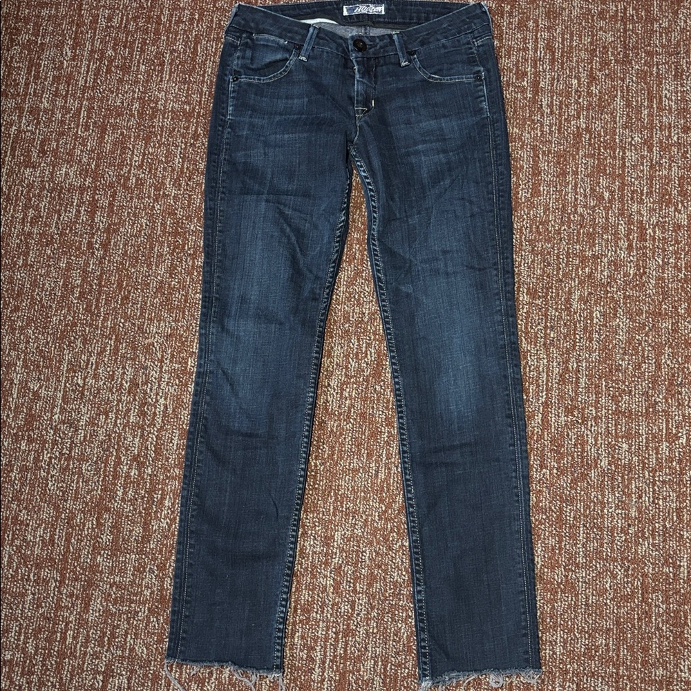 Hudson Jeans y2k vintage low rise straight leg dark wash denim women’s 28